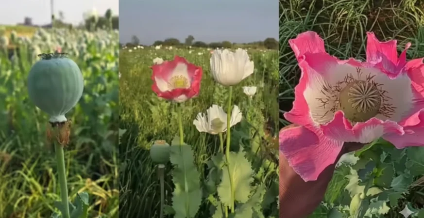 Dharashiv Crime police seized 72 lakh opium plants in Washi taluka