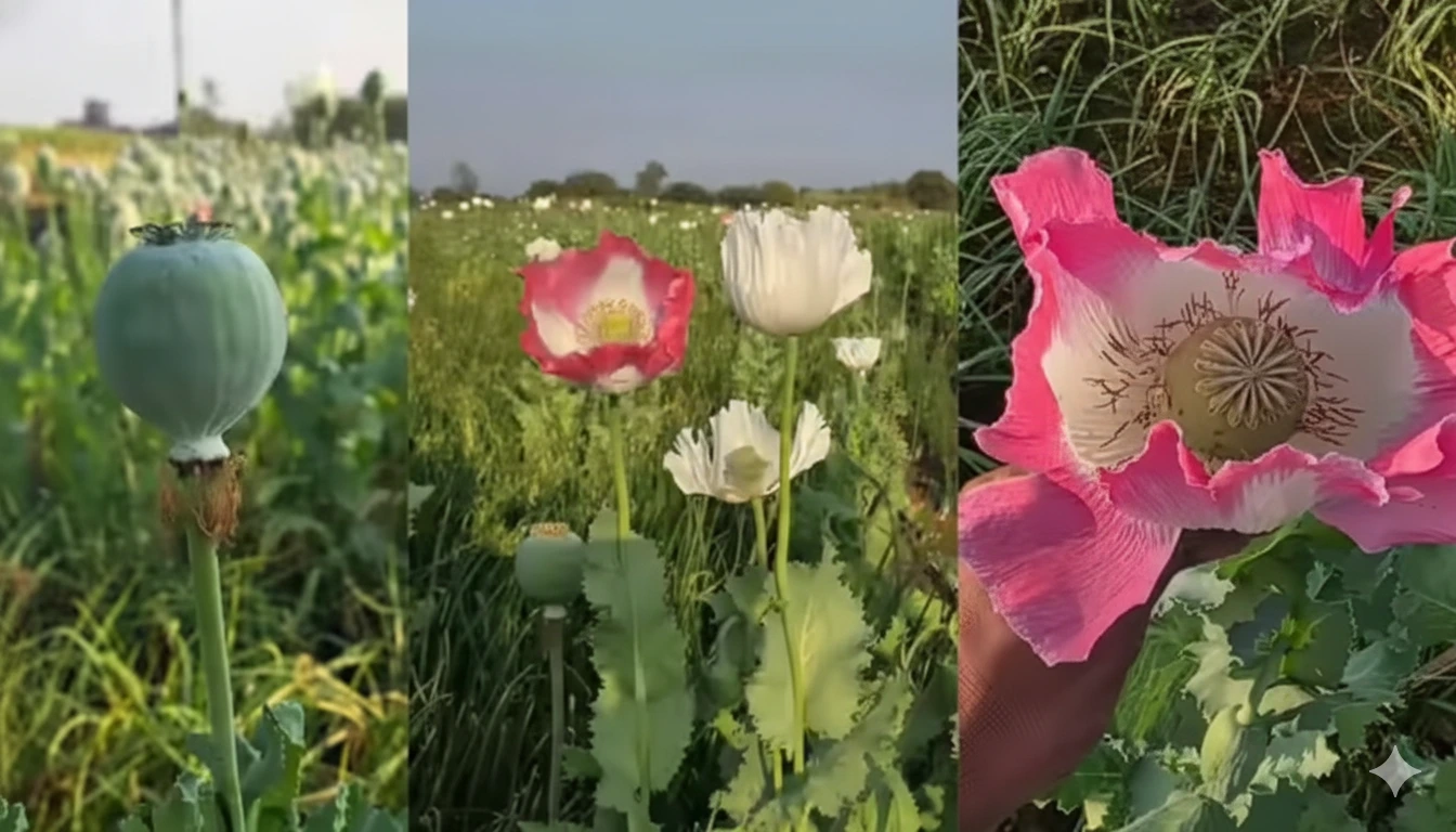 Dharashiv Crime police seized 72 lakh opium plants in Washi taluka