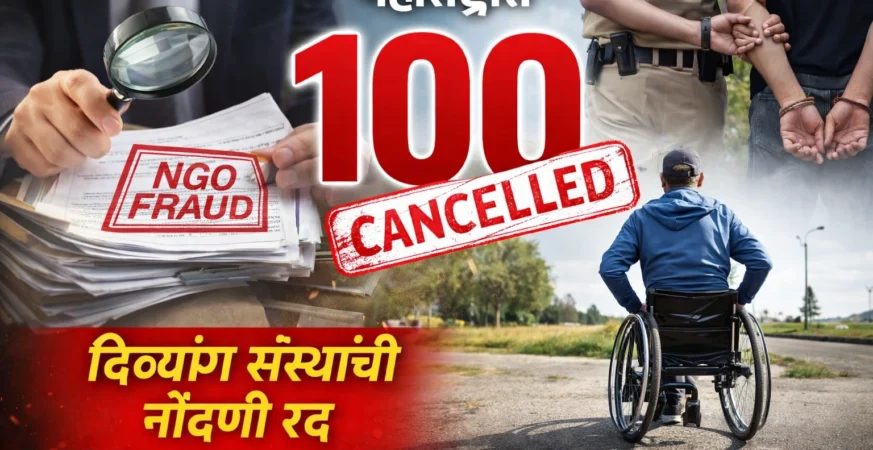 महाराष्ट्रात १०० दिव्यांग संस्थांची नोंदणी रद्द